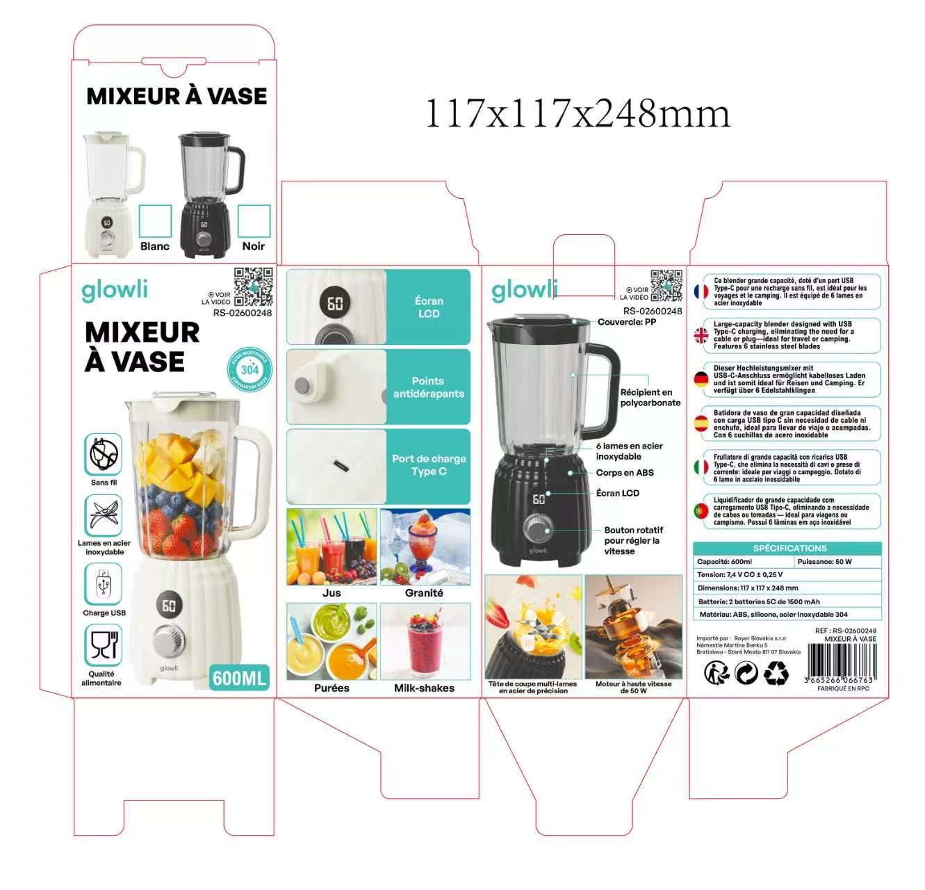MIXEUR A VASE