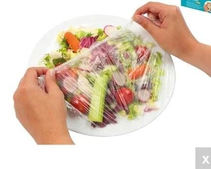 Couvercles alimentaires jetables 38 cm, 50 pièces